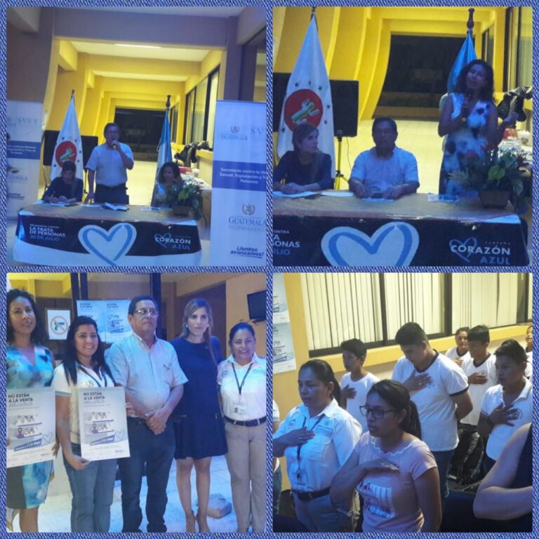 Conmemoración el Día Mundial Contra la Trata de Personas