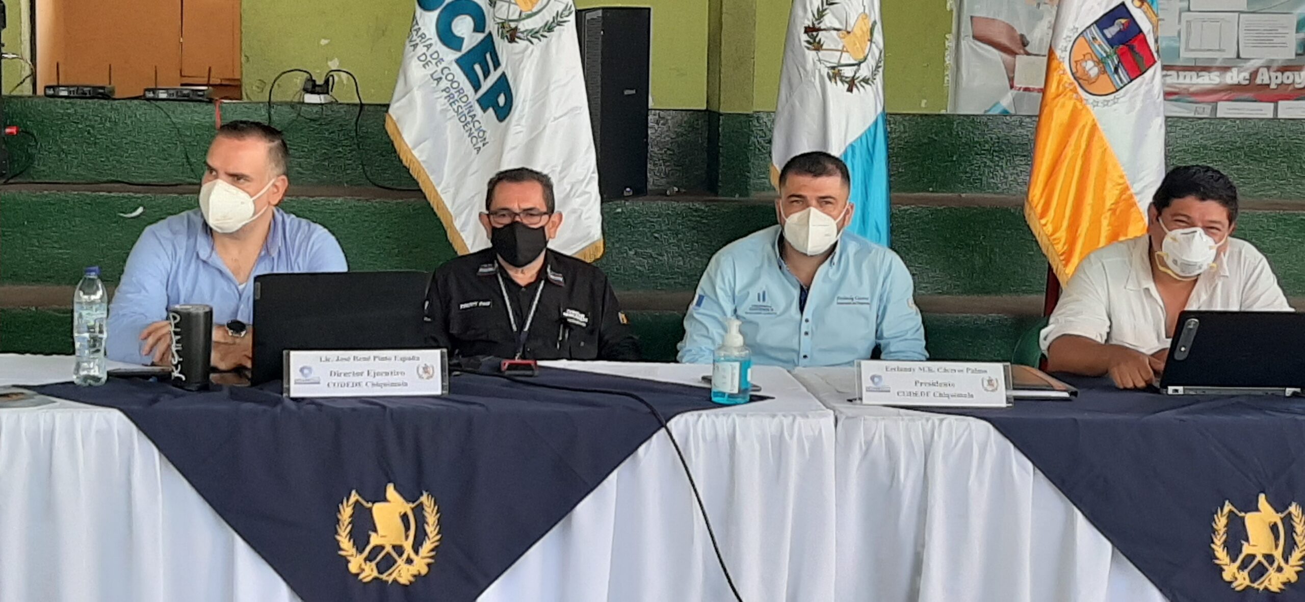 Reunión Extraordinaria del Consejo Departamental de Desarrollo de Chiquimula.